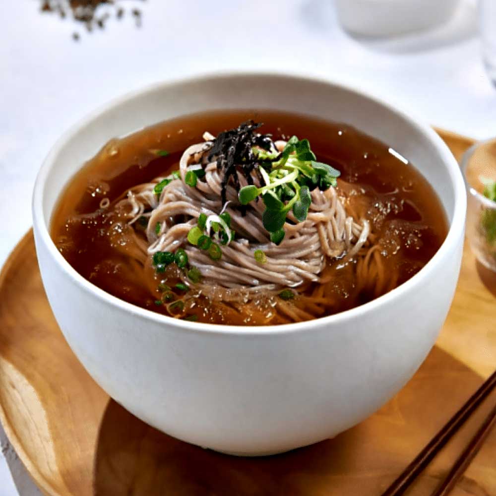 [츠메타이소바] 쫄깃한 면발 메밀 소바 2인분 냉모밀 개별포장 - 상품 이미지