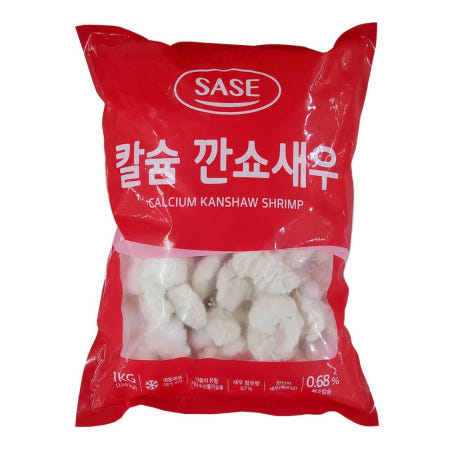 냉동 사세 칼슘깐쇼새우 1kg / 유통기한 26.03.17