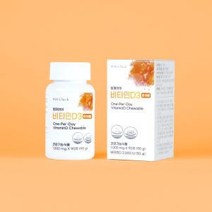 닥터체크 나지완 원퍼데이 비타민D3 츄어블 90정 1박스 맛있게 먹은 솔직 후기 - 상품 이미지 2