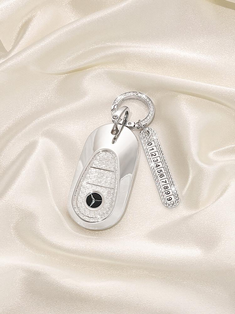 GLC300L C260L E300L C200L S클래스 EQE 마이바흐 E 모델+라인스톤 라벨+하이 라인스톤 스트랩 - 상세 이미지 5