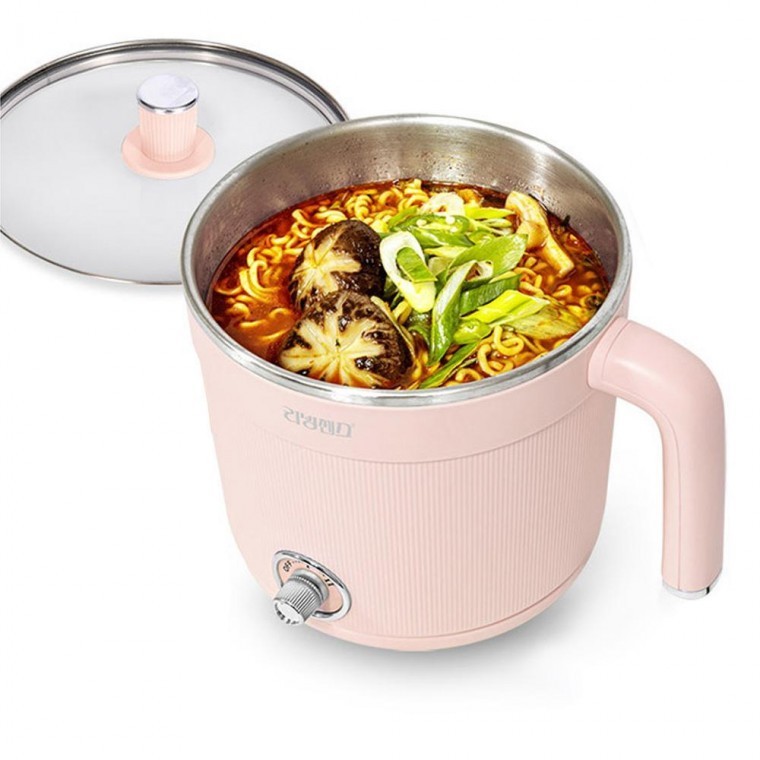 1.5L 스텐내솥 전기냄비 3봉지 리빙센스3315 라면포트