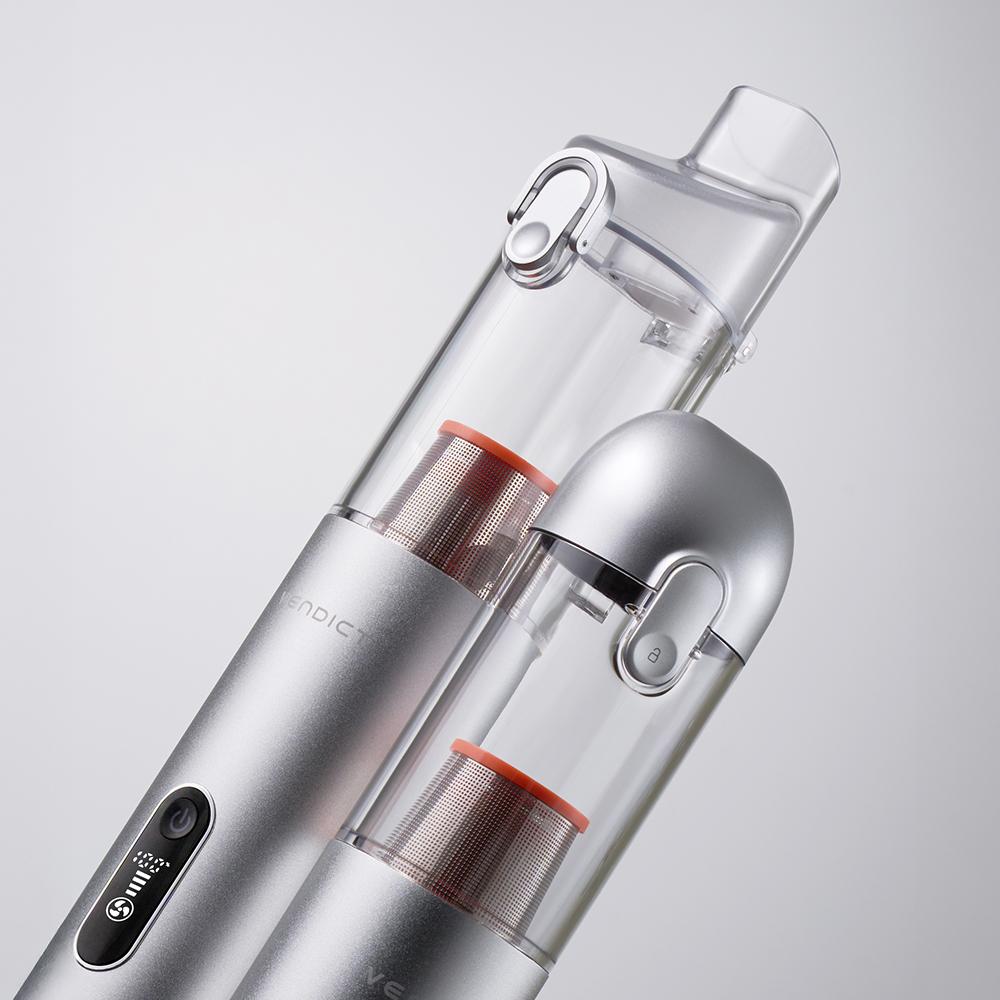 벤딕트 차량용 청소기 에어건 자동차 무선 휴대용 강력 진공 핸디 실버 라이닝 퓨어