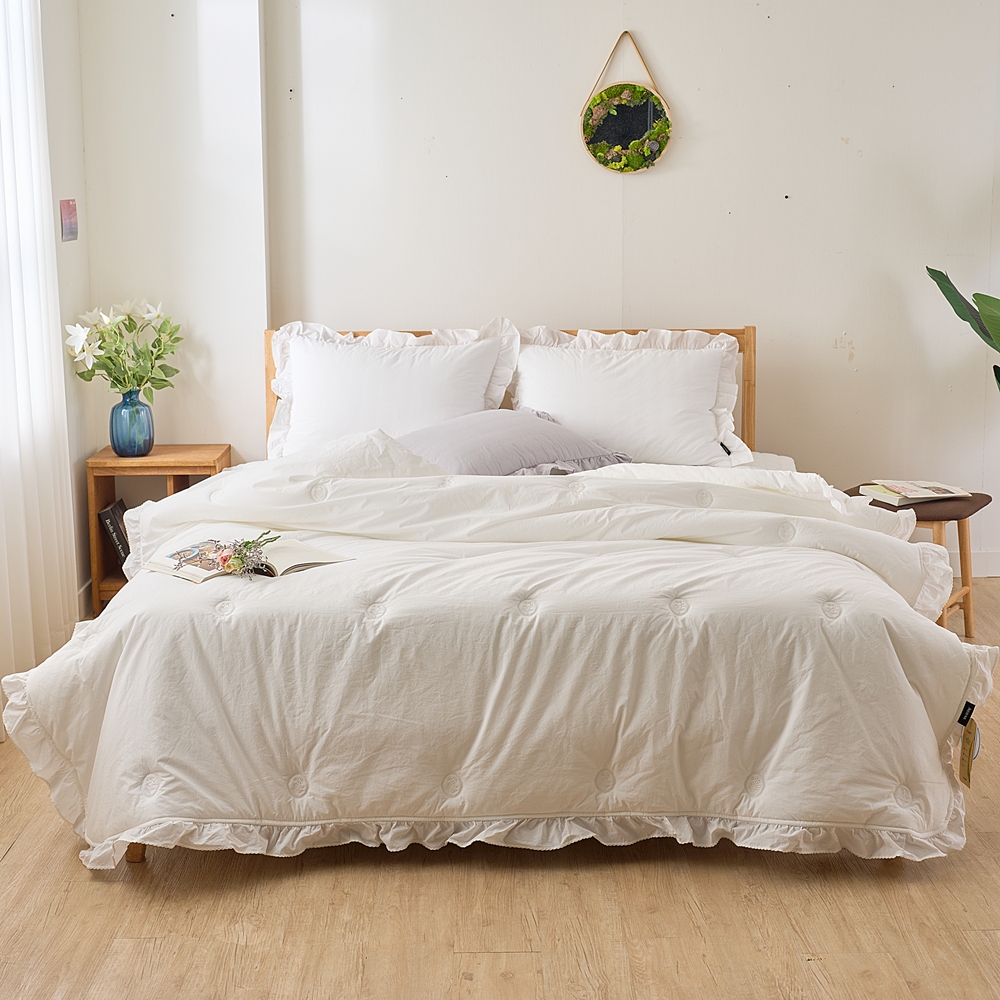 나라데코 프리미엄 고밀도 면 모달 프릴 간절기 차렵 이불 Q