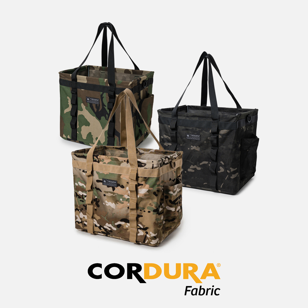 디얼스 코듀라 캠핑폴딩백 캠핑가방 CORDURA Folding Bag (CAMO) 캠핑쓰레기통 캠핑휴지통 BK_MULTICAM - 상세 이미지 2