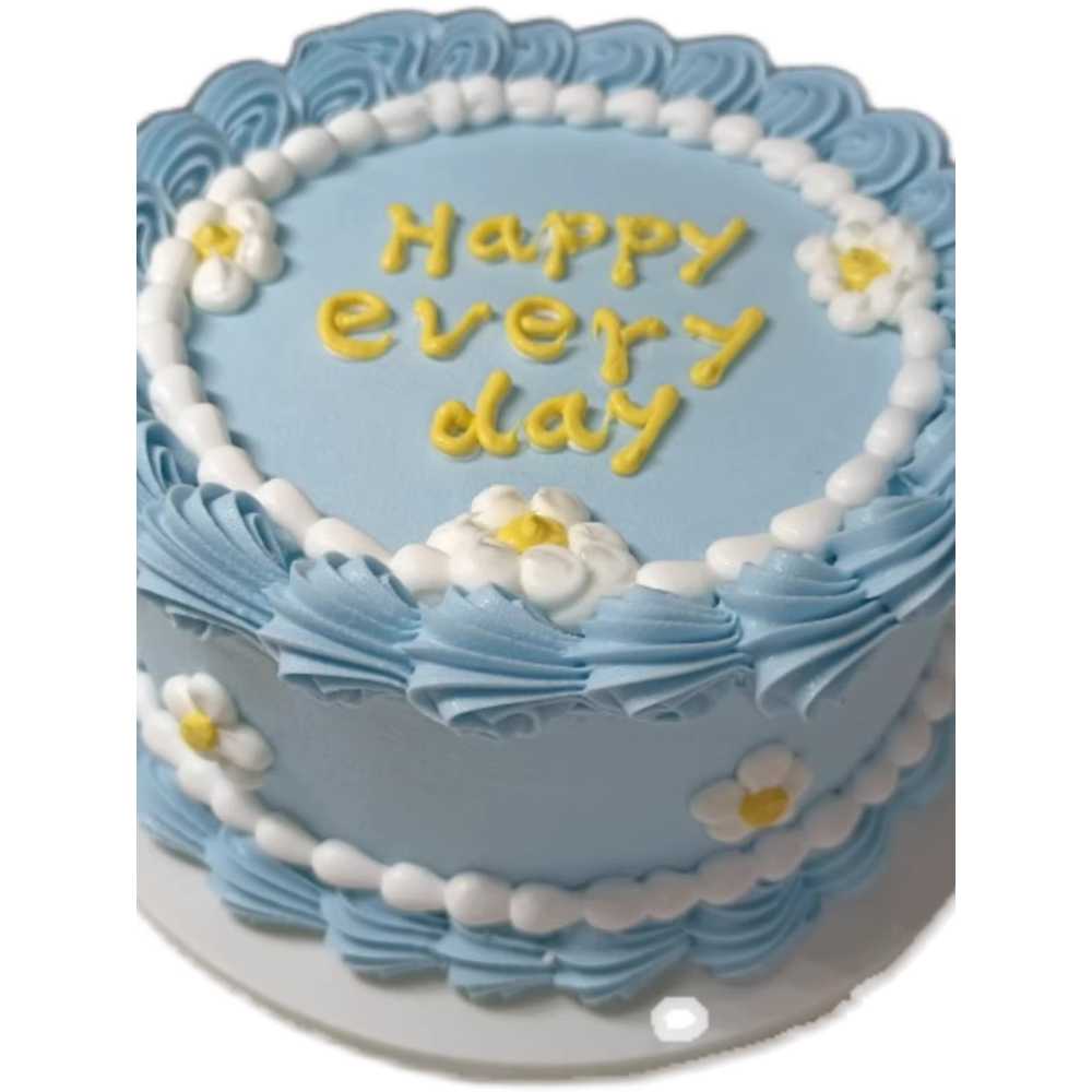 모형 케이크 3단 파티용품 디스플레이 유치원 기념일 8인치+6인치 2단 생일 케이크 - 상세 이미지 5