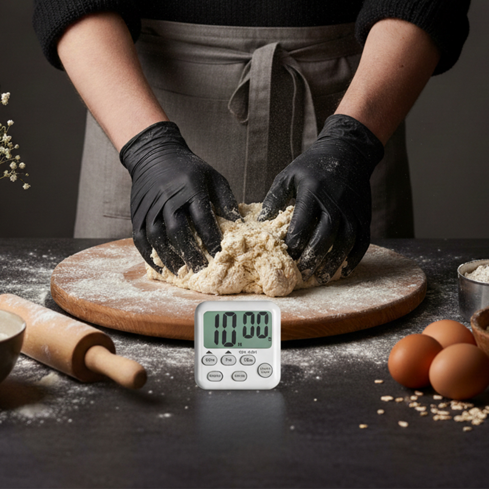 아쿠바 디지털 주방타이머 Bili 빌리 알람 시계 타이머 주방 요리 펄 피치 모스