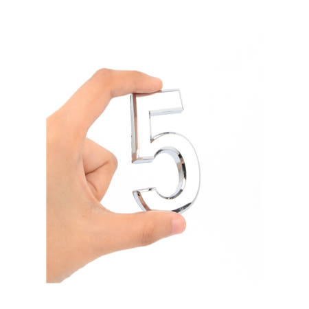 [로켓터틀협력사]로켓터틀 입체형 은색 숫자 중 문번호판 대형숫자판 방호수