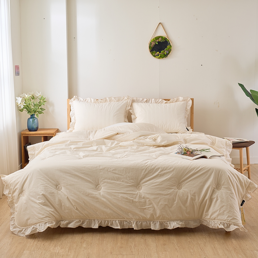 나라데코 프리미엄 고밀도 면 모달 프릴 간절기 차렵 이불 Q