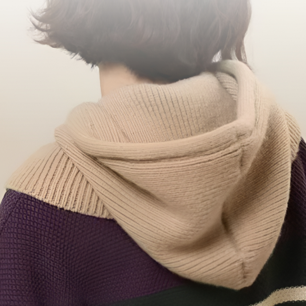 겨울 니트 바라클라바 마스크 방한 모자 넥워머 남녀공용 방한용품 이미지 8