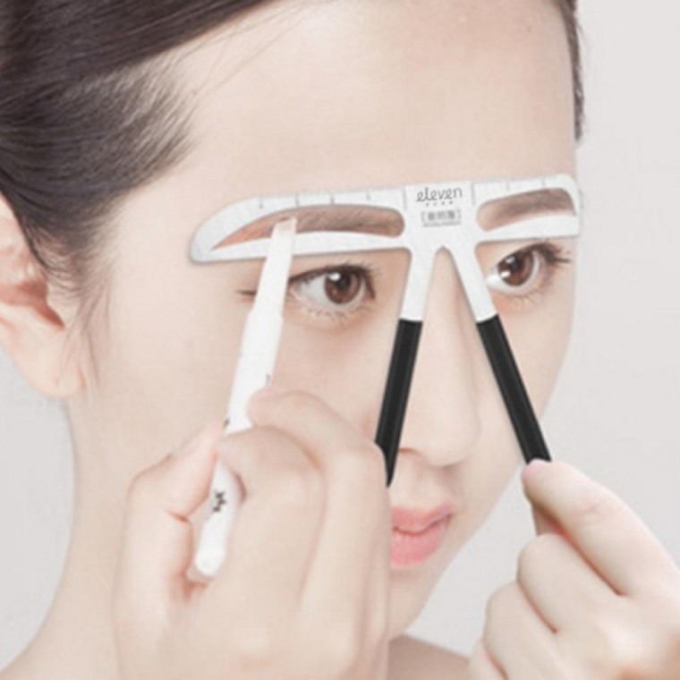 눈썹 가이드 그리기 틀 여자 모양 간편한 개봉기 | 실사용 후기 - 대표 이미지