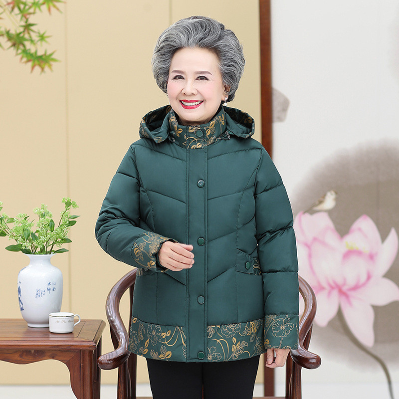 할머니 패딩 80대 70대 중년여성 점퍼 파카 엄마옷 - 상세 이미지 3