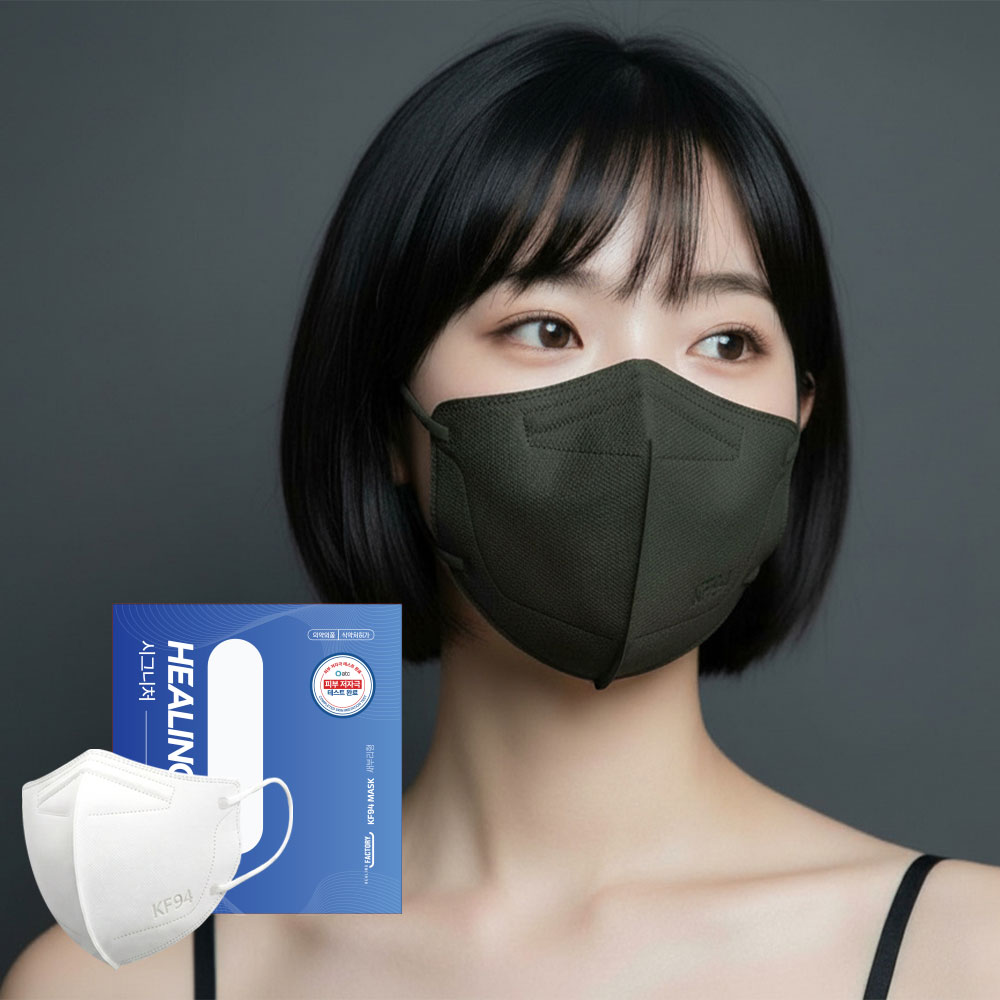 KF94 새부리형 마스크 대형 50매+50매 숨쉬기편한 일회용 얇은 마스크