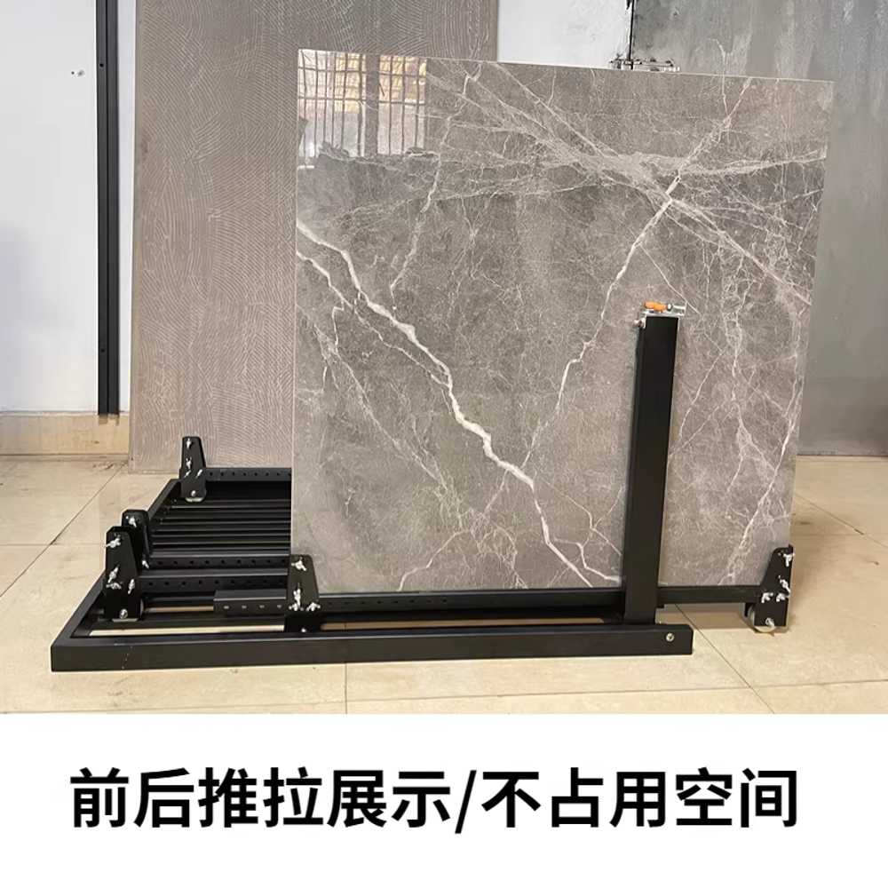 타일 전시대 바닥재 대판 마루 진열 수납 진열장 석판 55cm 20개 전시 - 상세 이미지 3