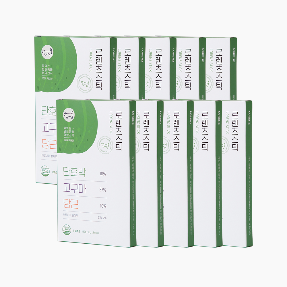 [무료배송] 로렌츠스틱 강아지츄르 퓨레 짜먹는간식 채소, 15g, 80개 - 상품 이미지