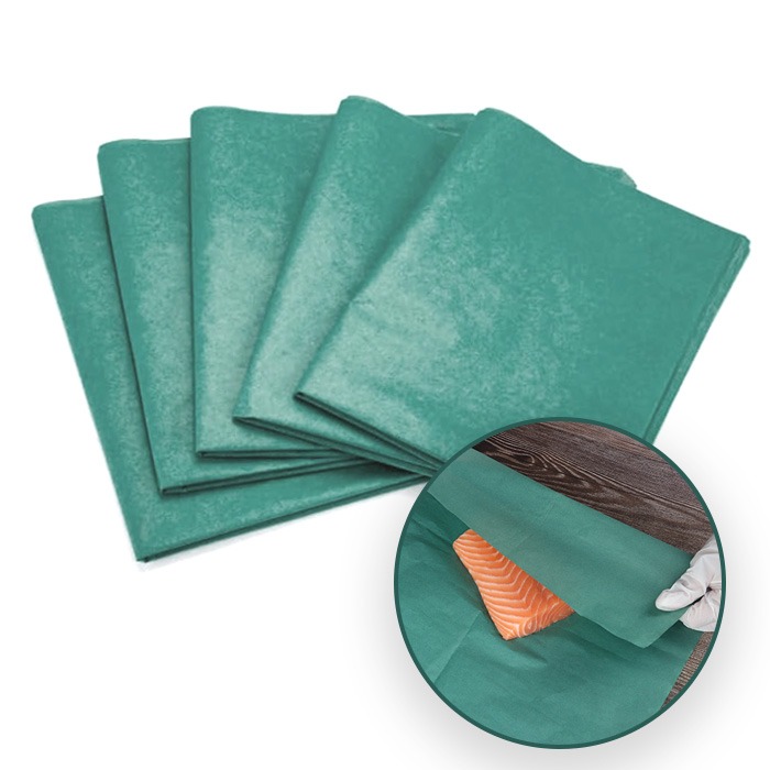 일제 그린페이퍼 회 사시미 숙성지 해동지 선도유지 100매 그린파치 508x381mm 제품 이미지