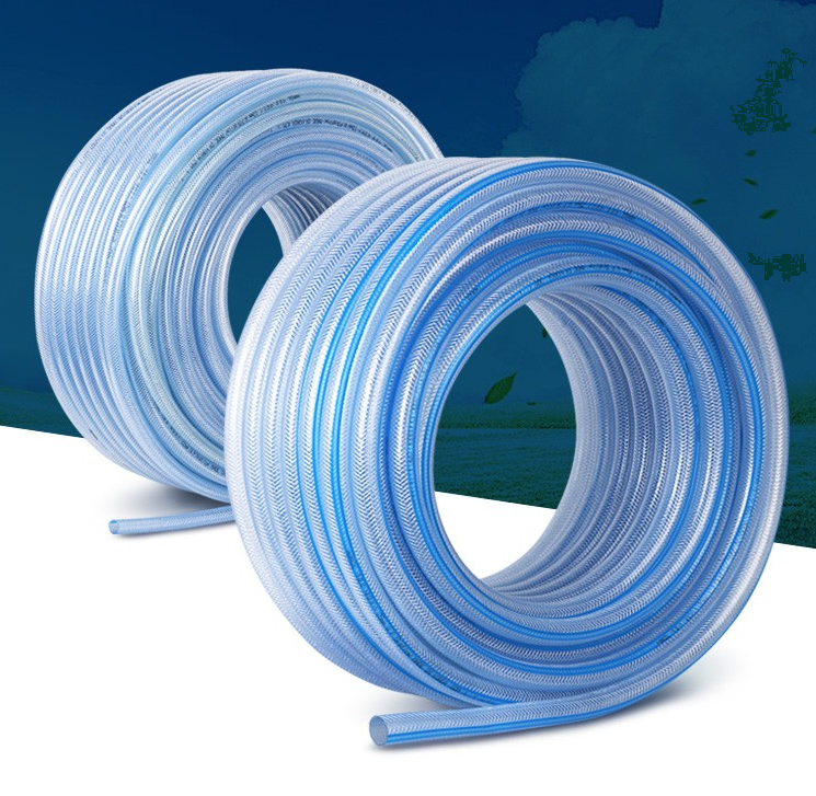 편사 호스 고무 PVC 투명 연질 16x45 고압 보급형 연결 수도꼭지 pvc - 상품 이미지