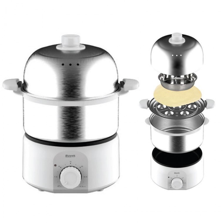 2단 스테인리스 멀티 찜기 계란찜 만두 조리 스티머