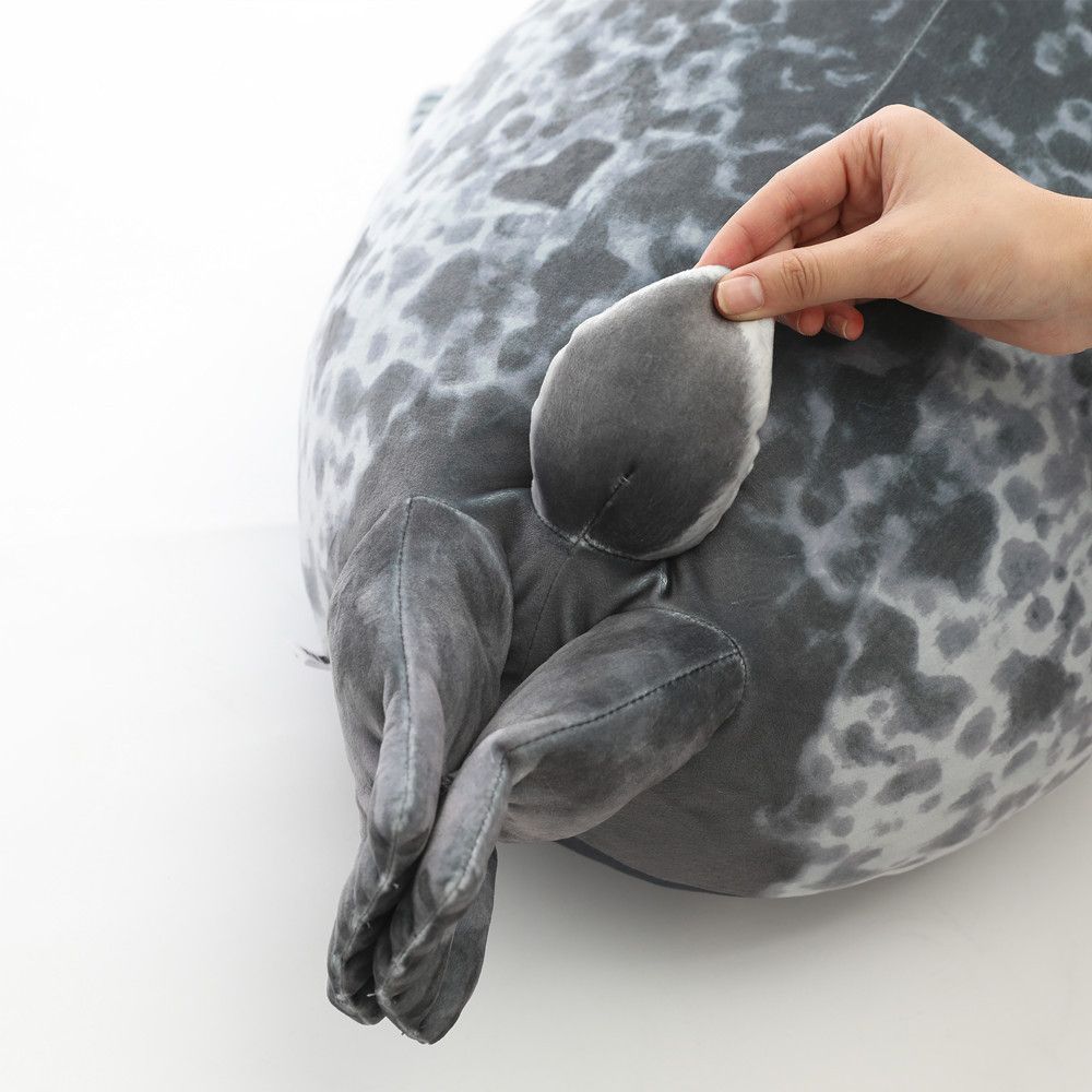 [KC인증] 빌리네집 하프 물범 인형 대형 봉제 힐링 애착 쿠션 30cm 40cm 60cm - 상세 이미지 2