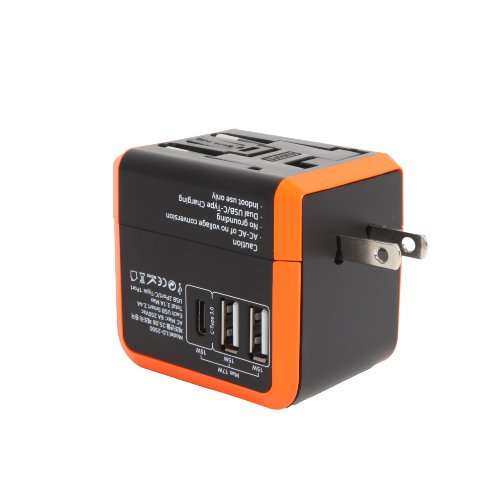 로제트 ROZET LD-2500 ROZET여행용 어댑터 해외용 어댑터 - 상세 이미지 5