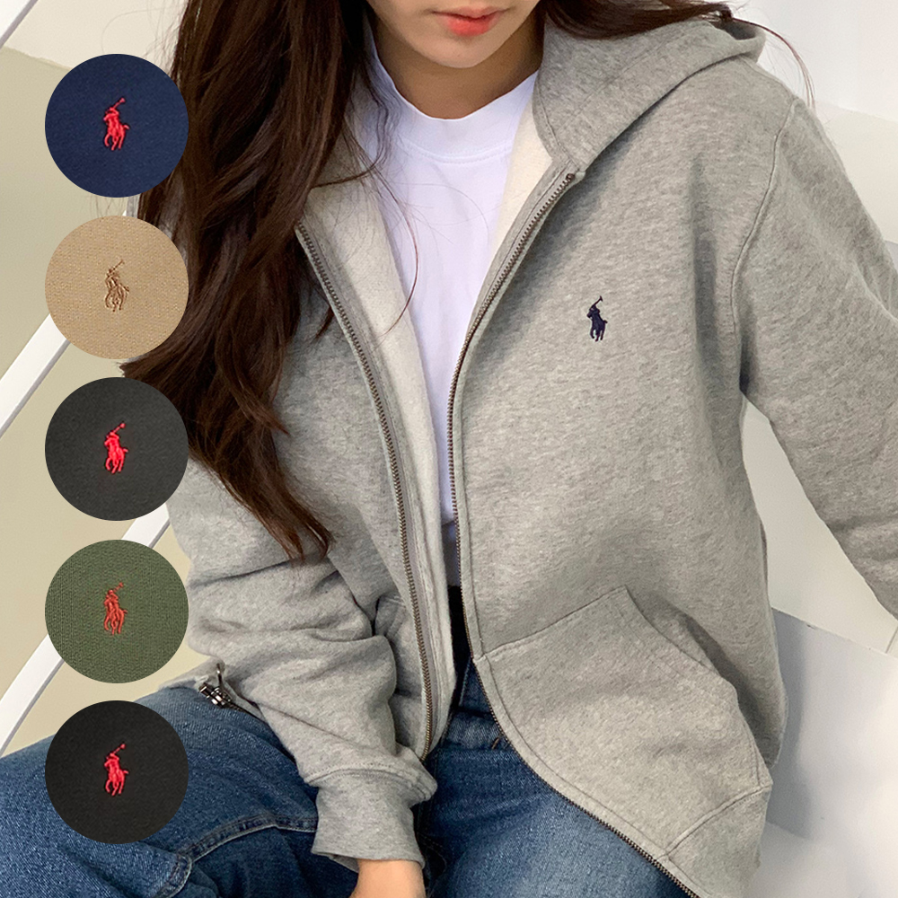 [백화점] 폴로 랄프로렌 보이즈 기모 후드 집업 남녀공용 제품 이미지