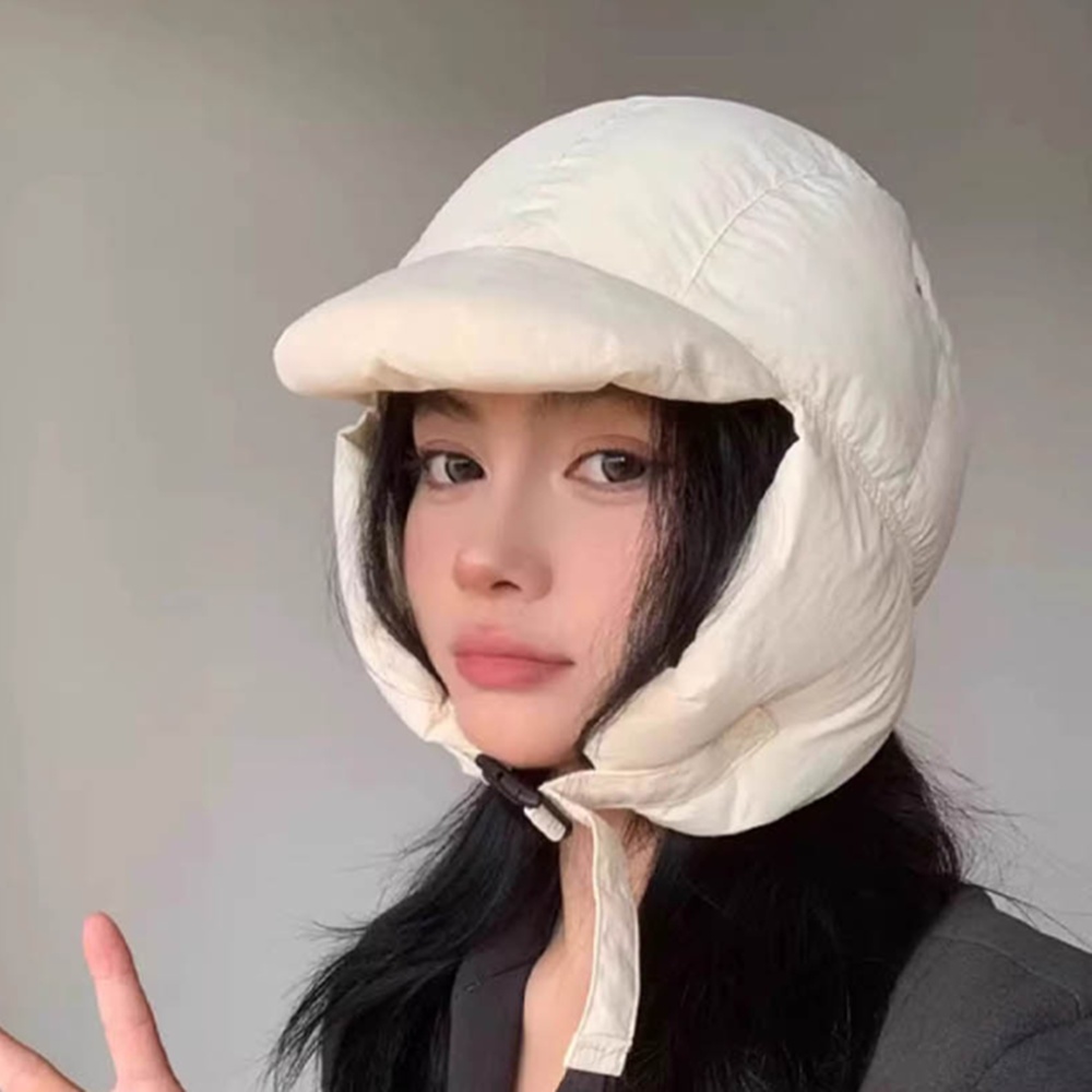박대표마켓 겨울 방한 패딩 귀달이모자 군밤 귀도리모자 스키 캠핑 남자 여자 트래퍼햇 - 상세 이미지 2