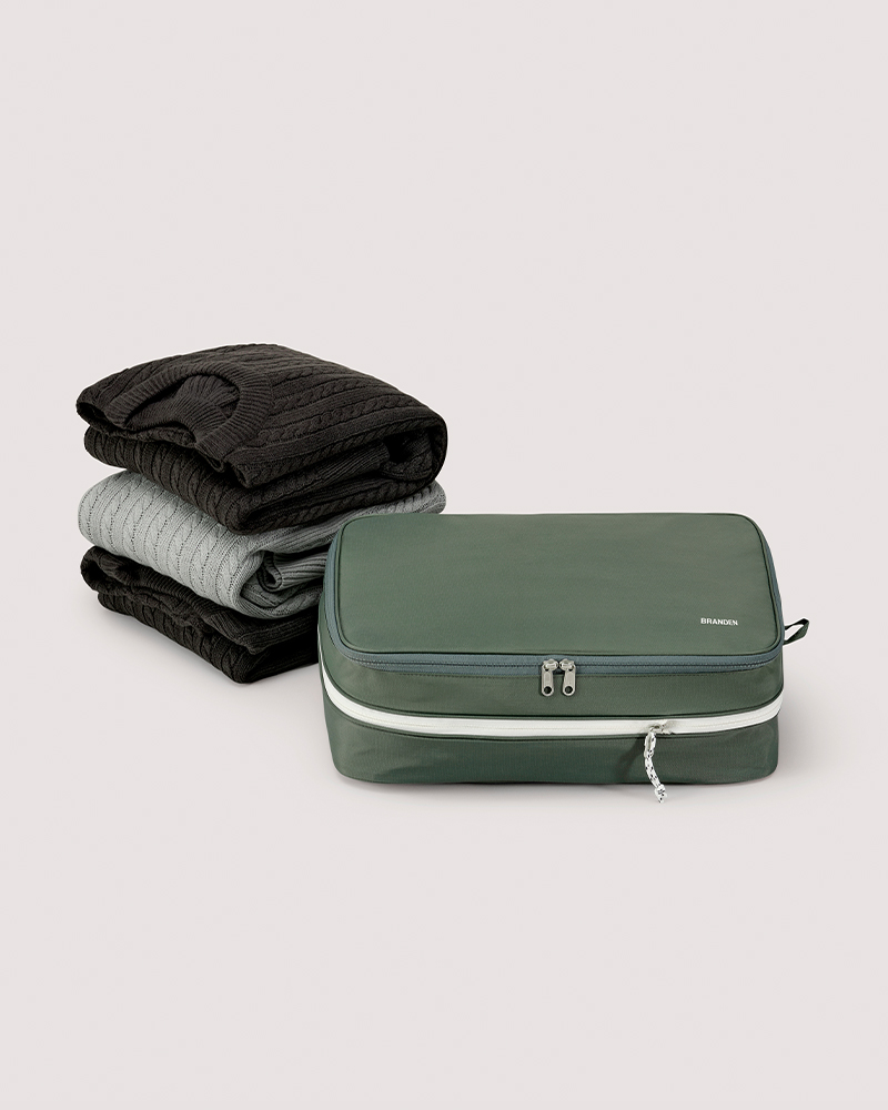 브랜든 여행 압축 파우치 세트 S+M+M+L+워시백+슈즈 파우치 캐리어 정리백 상세 이미지 3