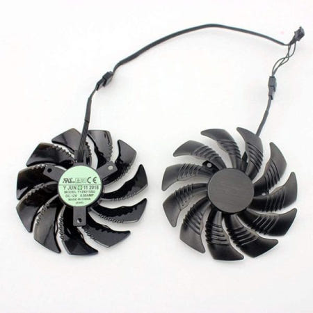 [해외]88MM PLD09210S12HH T129215SU 4핀 쿨러 팬 Gigabyte GeForce GTX1060 1070 GTX 1050ti 960 RX570 RX470 그래