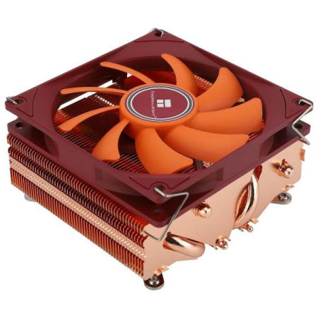 [해외]Thermalright AXP90-X53 풀 쿠퍼 로우 프로파일 CPU 쿨러 ITX, 92mm TL-9015R 슬림 PWM 팬 ITX 쿨러, AGHP 기술, 높이 53mm,