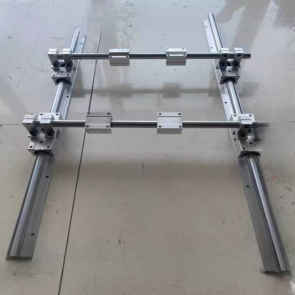 SBR 가이드 레일 블록 직선 목공 양방향 트랙 크로스 2000x500mm - 상품 이미지
