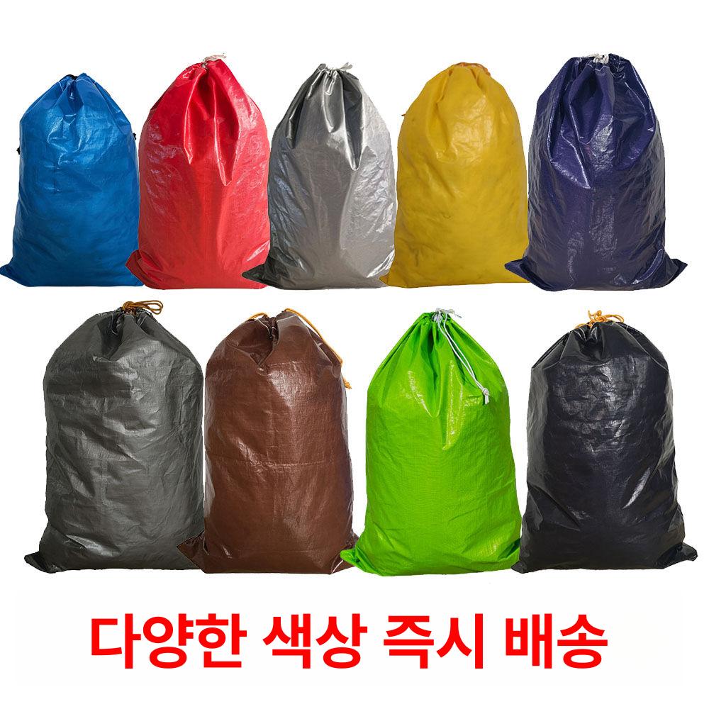 폐기물 자루 대형포대 산업용 마대 방수 레드 95x120cm - 상세 이미지 2