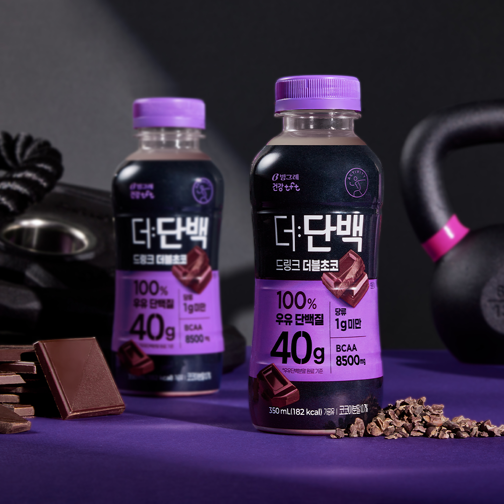 빙그레 더단백 드링크 더블초코 350ml 20개입 고단백 단백질음료 이미지 4