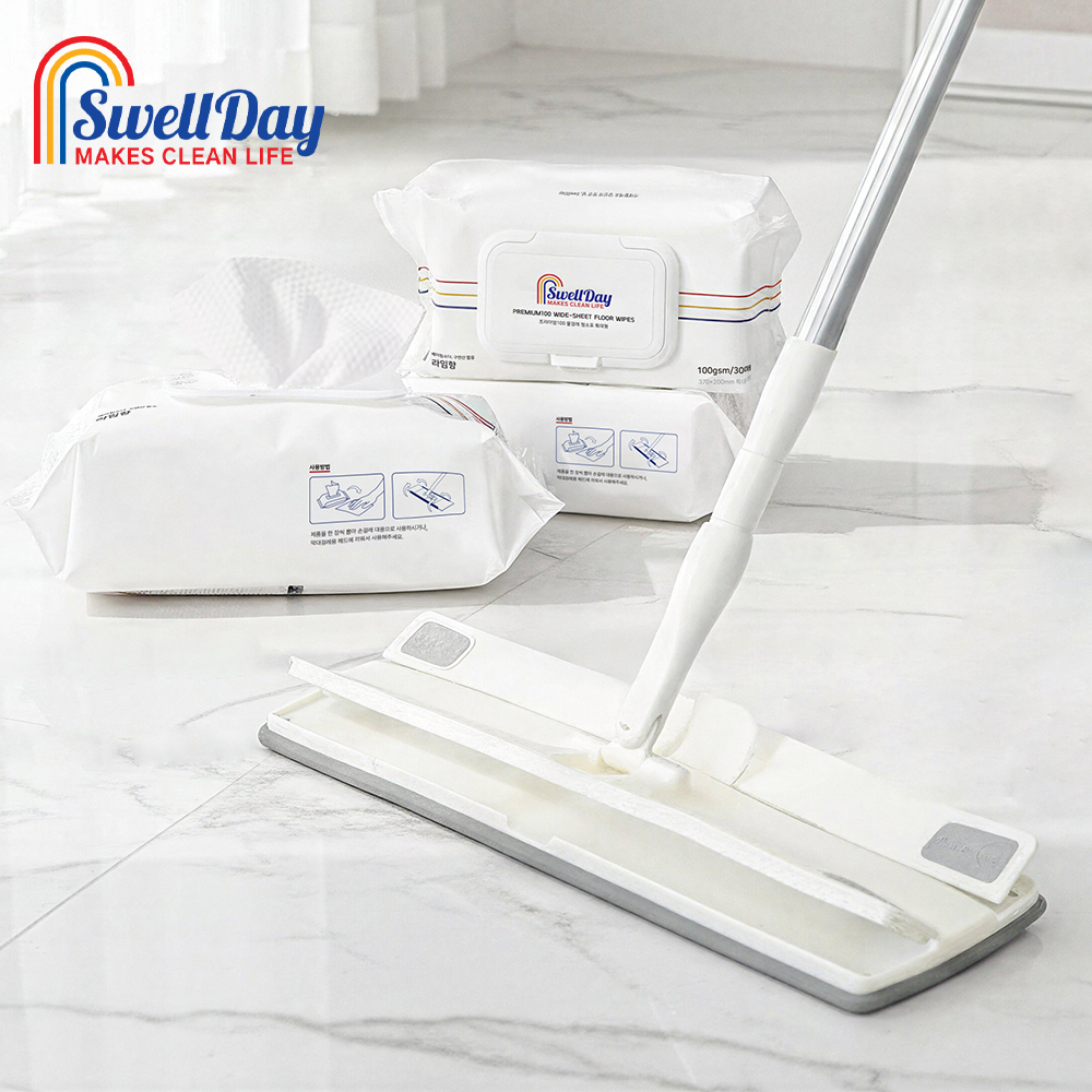 스웰데이 특대형 투웨이 쿠션 밀대물걸레 막대걸레 호환 밀대