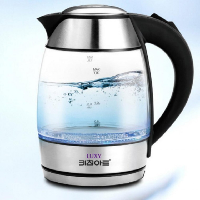 강화유리 무선 키친아트1700 럭시 1.8L 전기포트