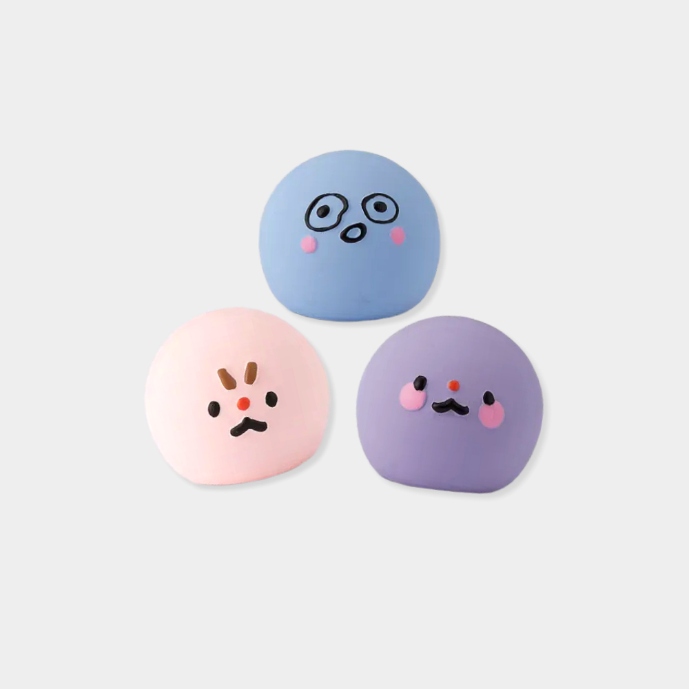 [아아랜드] 동그리 4cm(핑크) 라텍스토이 삑삑이 강아지 분리불안 장난감