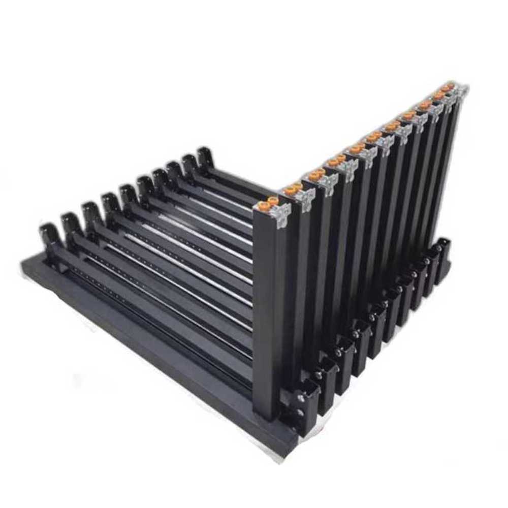 타일 전시대 바닥재 대판 마루 진열 수납 진열장 석판 55cm 20개 전시 - 상품 이미지