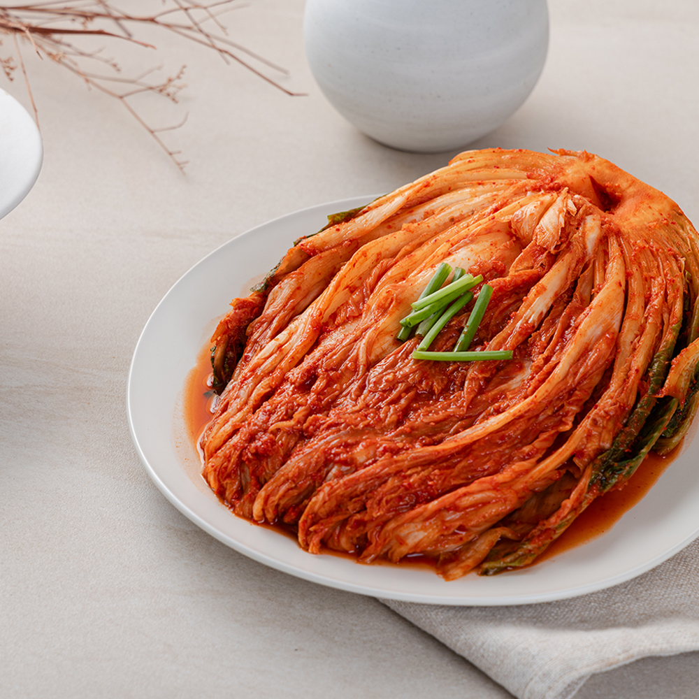 국산 100% 담은 배추김치 당일제조 주문 전라도 포기김치 1kg, 2개 - 상품 이미지