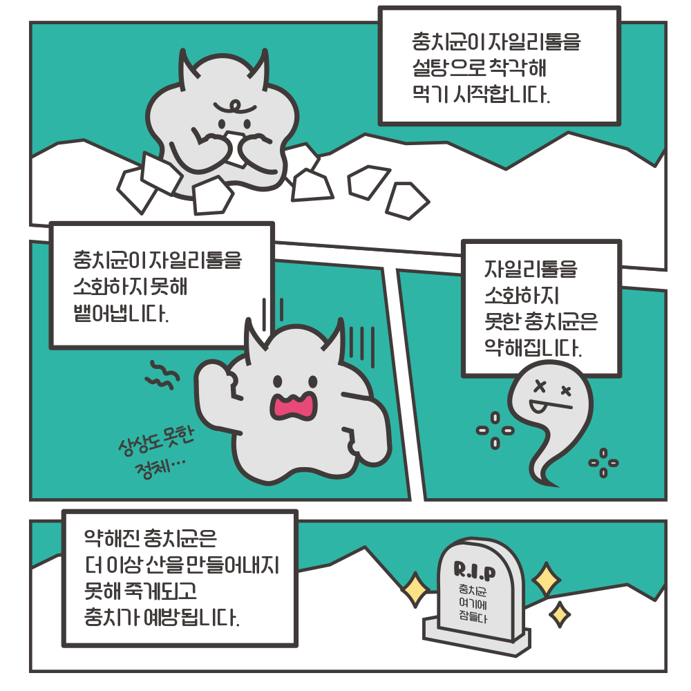 지그비 고불소 고농축 자일리톨 박하선 치약 입냄새 제거 설태 바카민트향 117g, 1개 - 상세 이미지 3