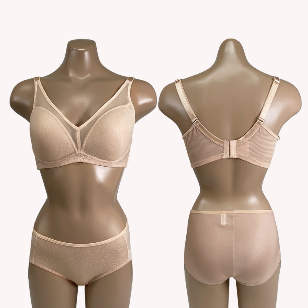 수 비비안 노와이어브라 자가드 감싸주는 편한브라 75A부터 90C까지 - 상세 이미지 4