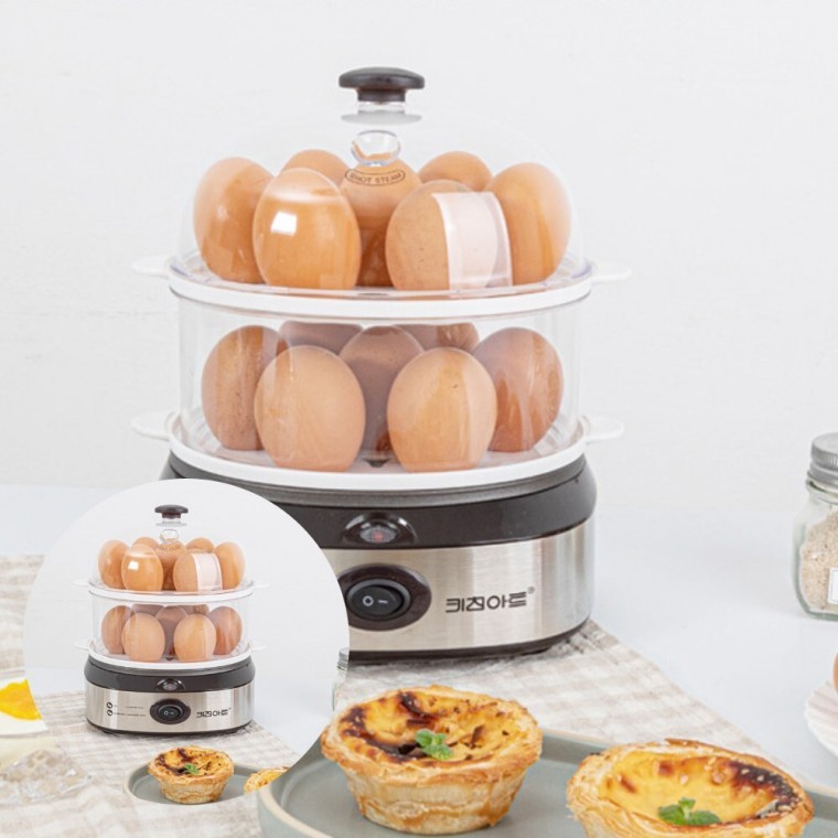 라팔 라운드 에그찜기 2단 KA-ESOY360 위생찜기 고구마찜기 에그쿠커