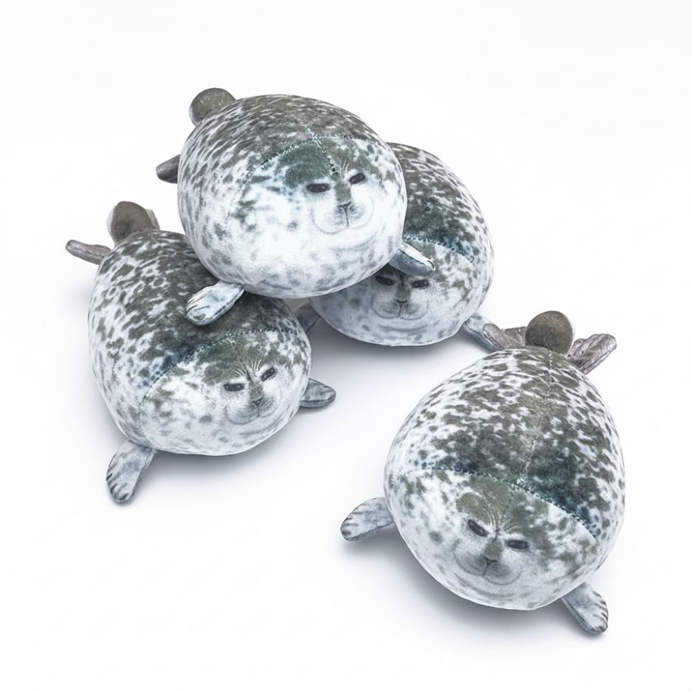 [KC인증] 빌리네집 하프 물범 인형 대형 봉제 힐링 애착 쿠션 30cm 40cm 60cm 이미지 6