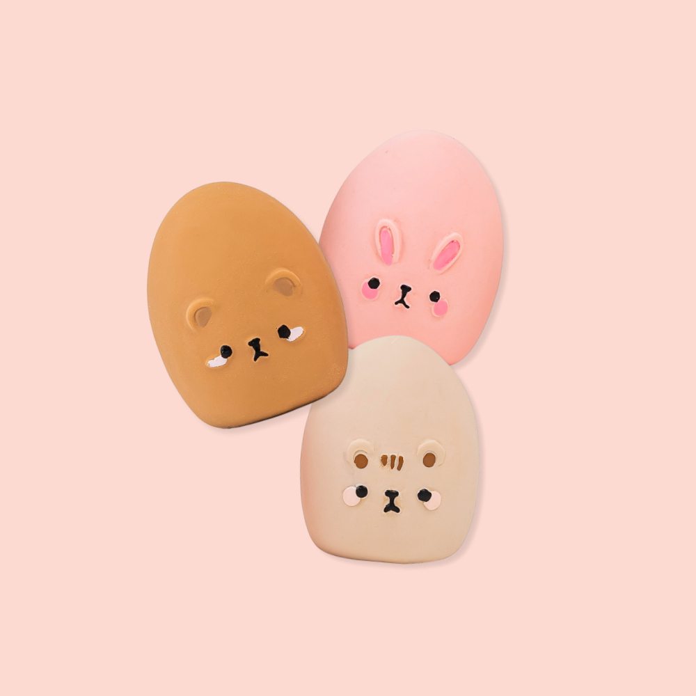 [아아랜드] 에그몽즈 라텍스토이 삑삑이 강아지 분리불안 장난감 제품 이미지