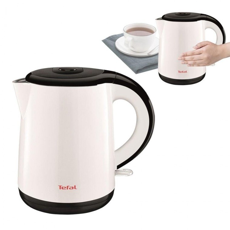 1L 미니 안뜨거운 표면 안전 무선 전기주전자 포트