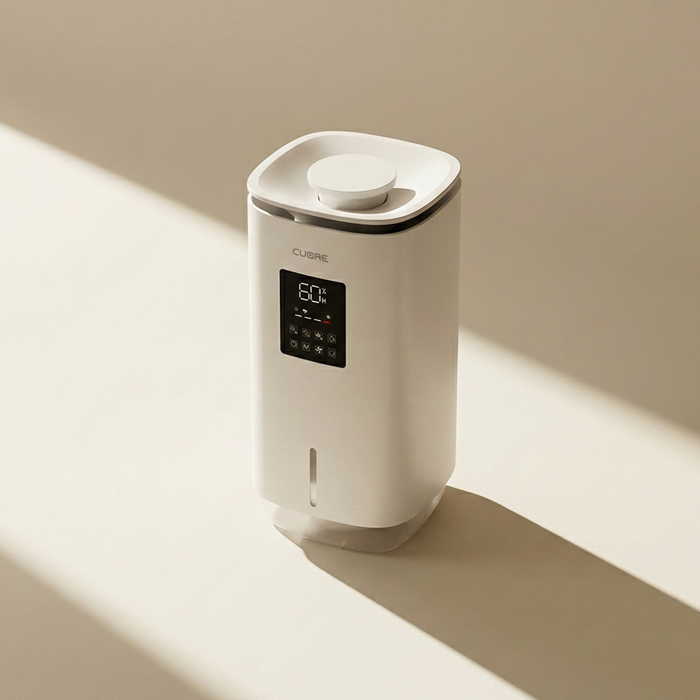 쿠오레 자연 증발 기화식 가습기 대용량 신생아 아기 가습기 CHD-EH10W
