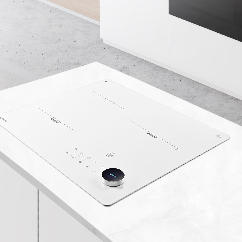 하츠 인덕션 3구 스마트휠 화이트 블랙 EIC-30HWR241 전기레인지 쿡탑 설치비포함