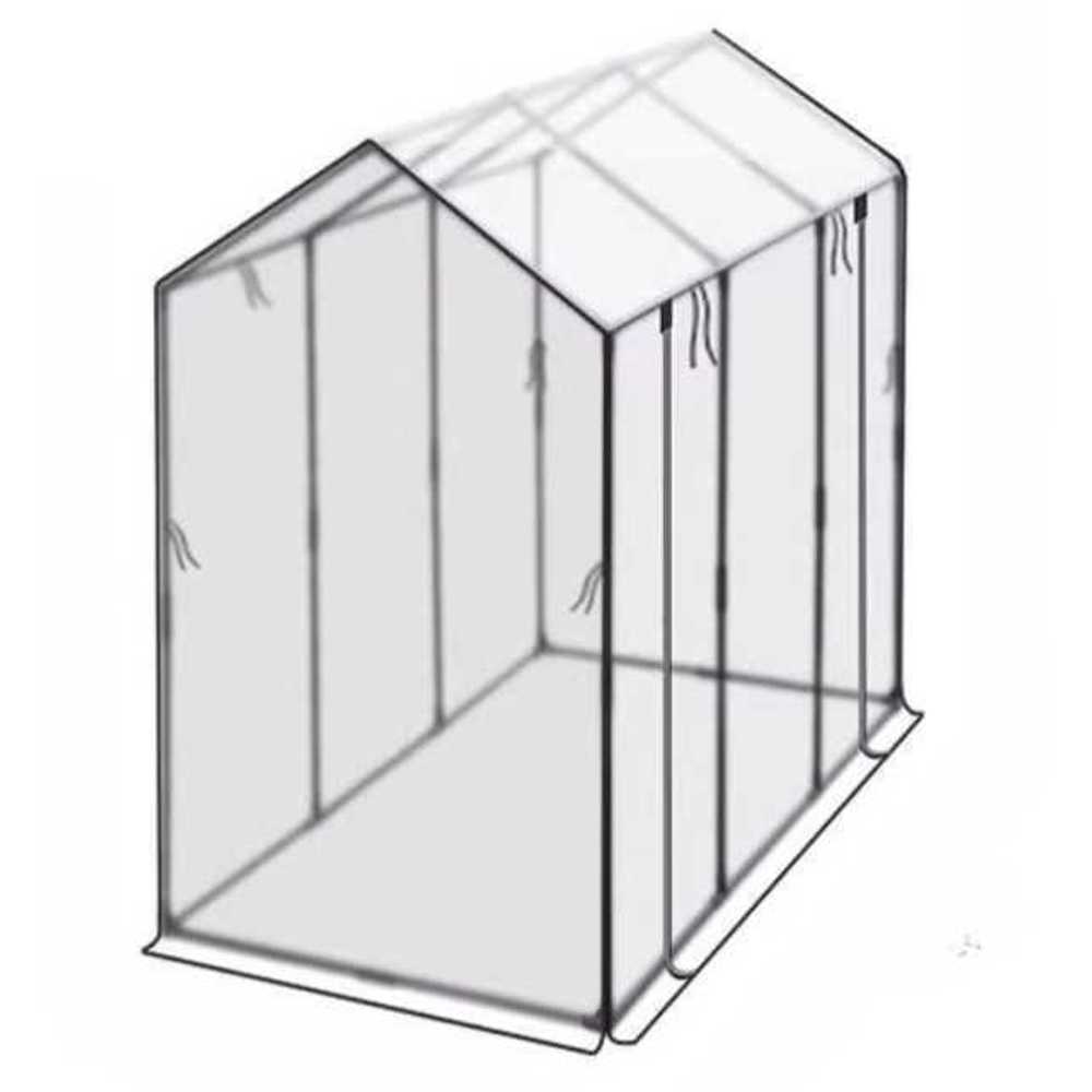 미니 온실 소형 겨울집 베란다 옥상 텃밭 고추말리기 0.6x300cm - 상품 이미지