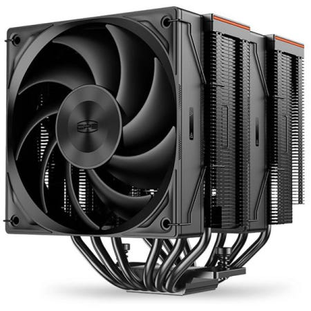 [해외]PCCOOLER CPS - RZ620 블랙 265W TDP 듀얼 타워 6 x 히트 파이프 CPU 에어 쿨러, 조절 가능한 PWM 3 모드 팬 포함 인텔 LGA 115X/12