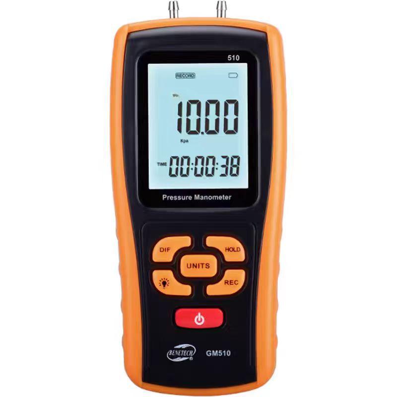 디지털 차압계 미압계 휴대용 게이지 압력 측정기 GM510 gm510 - 상품 이미지