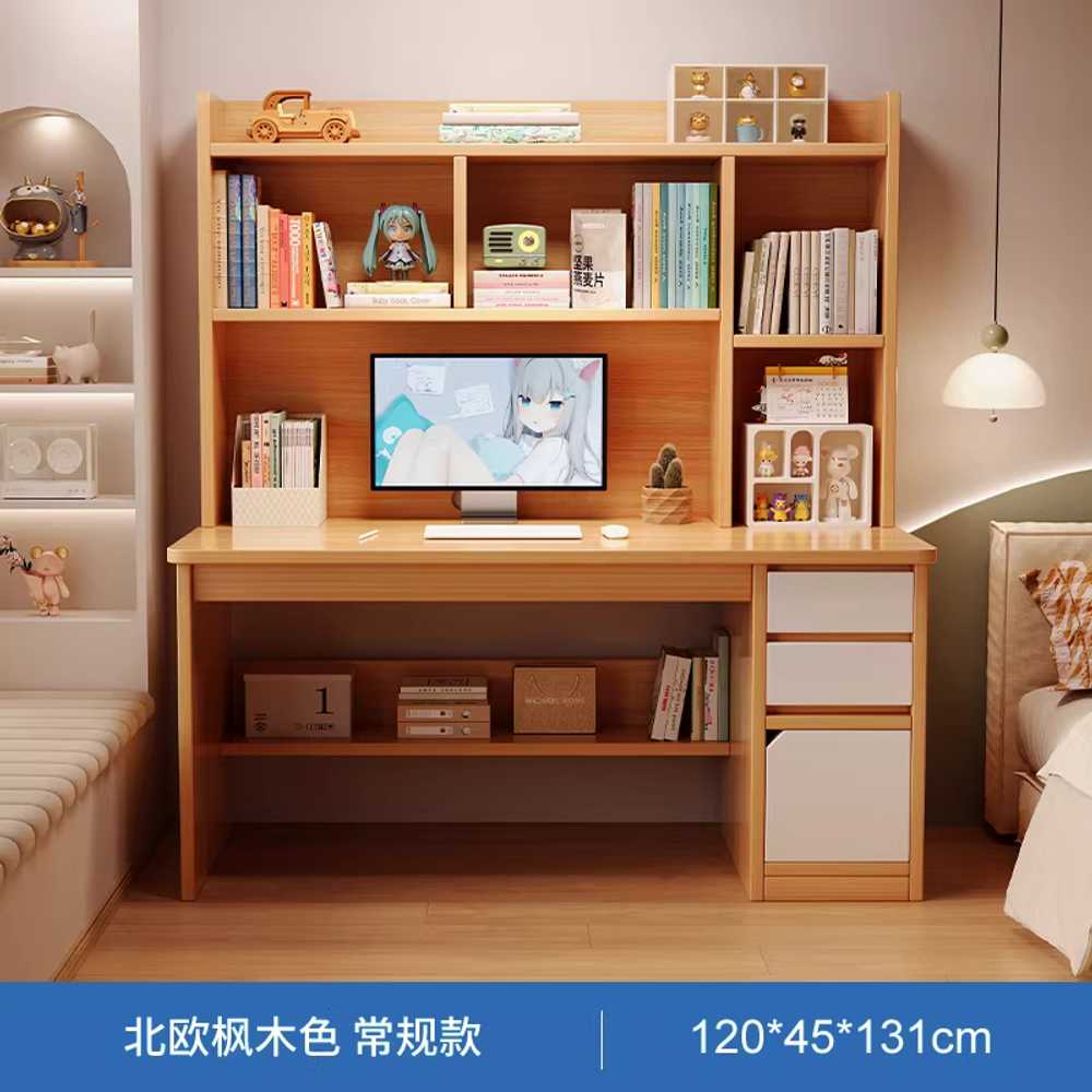 학생 책상 서랍형 다용도 공부방 컴퓨터 화이트 넓은 100cm 서랍형 그레이 이미지 8