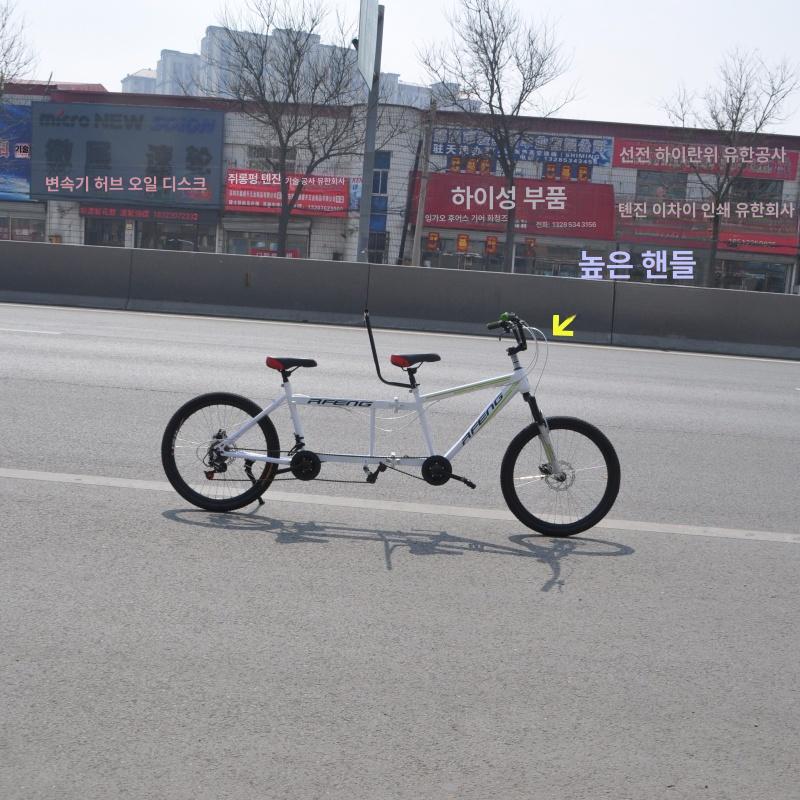 2인용 자전거 접이식 커플 자전거 관광지 더블라이딩 레저 바이크 - 상세 이미지 3