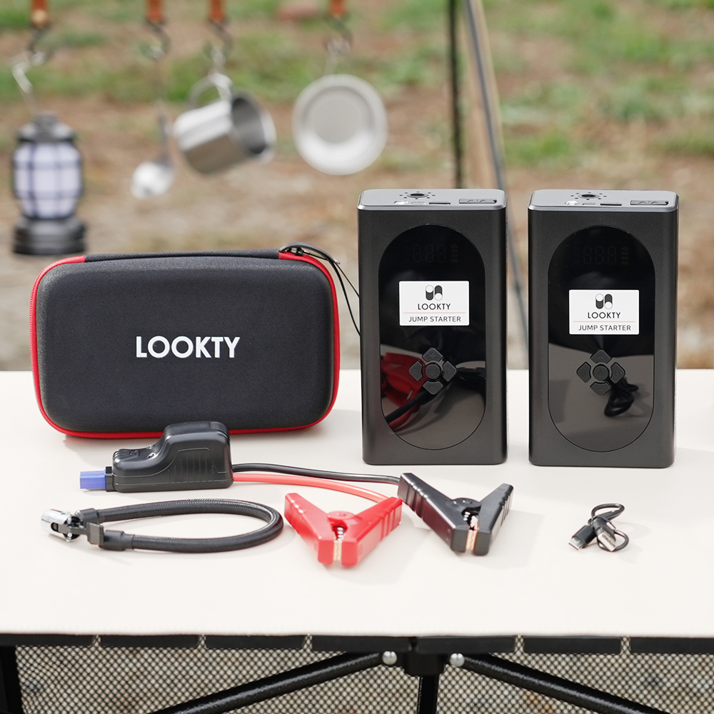 룩티 긴급시동 공기압 점프스타터 자동차 오토바이 보조배터리 12V